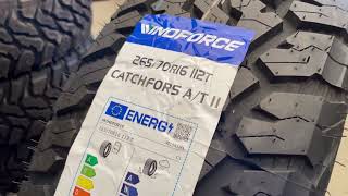 Anvelopa 265/70 R16 Windforce Catchfors A/T II 112T M S All-Terrain