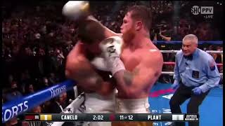 CANELO OUT OF NOWHERE KO’S PLANT!