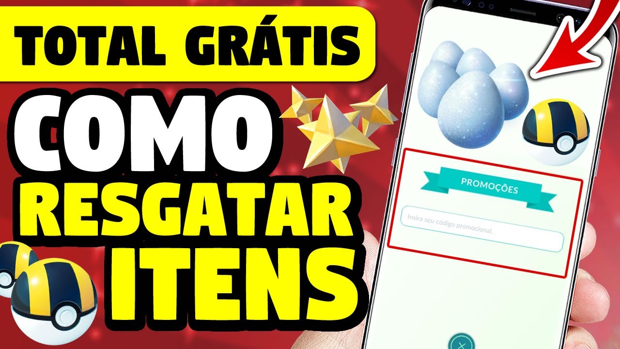 Como RESGATAR CODIGO Pokemon Go para ITEM GRATIS 