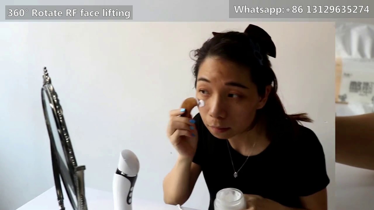 360 degree rotate RF face lifting device - YouTube
