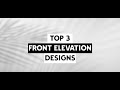 Modern Front Elevation Designs