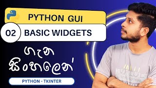 Python GUI - 02 | Basic Widgets | Sinhala