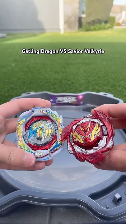 (13 )Gatling Dragon VS Savior Valkyrie #beyblade #beybladeburst #beybladeburstanime #beybladeanime