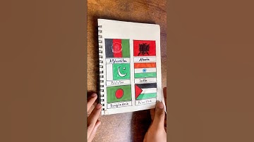 *DAY-32*”Drawing All WORLD FLAGS!”🔥 #shorts