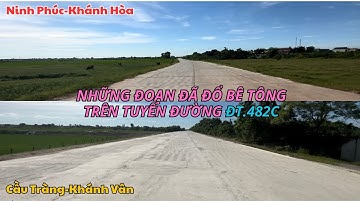 Đường ĐT.482C đoạn qua Huyện Yên Khánh | Những đoạn đã đổ bê tông | KPTNB
