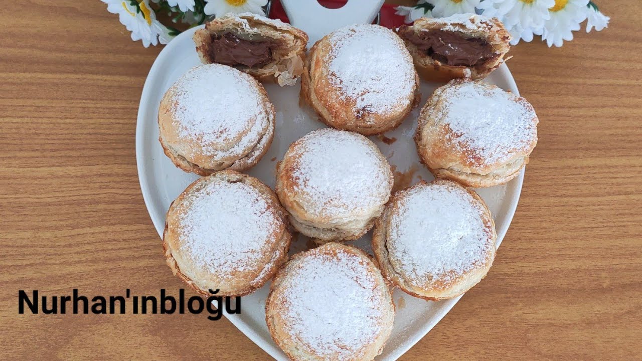 MUFFİN NUTELLA ????Sadece iki malzeme ile pratik tatlı tarifi ????