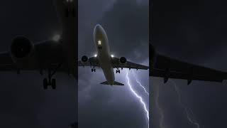 A Lightning Strike Won't Crash This Plane! ⚡✈️🤯 #shorts #facts #ytshorts #airplane #space
