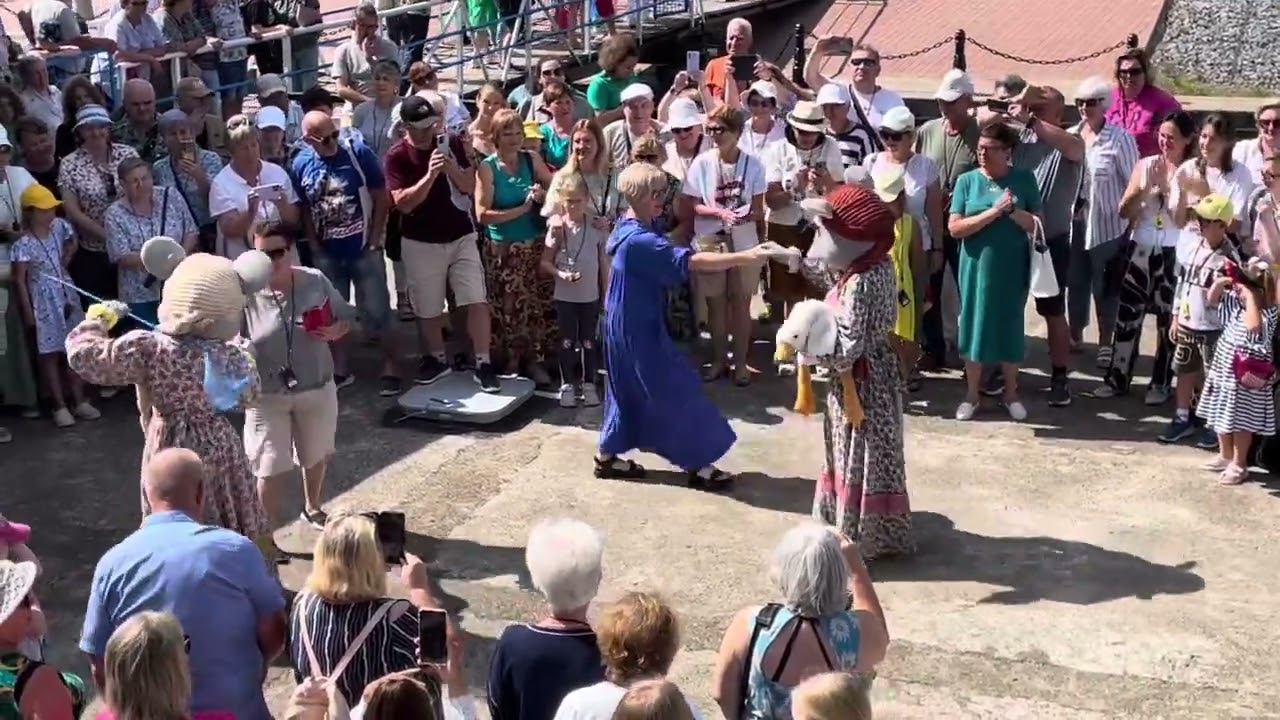 Встреча теплохода в городе Мышкин