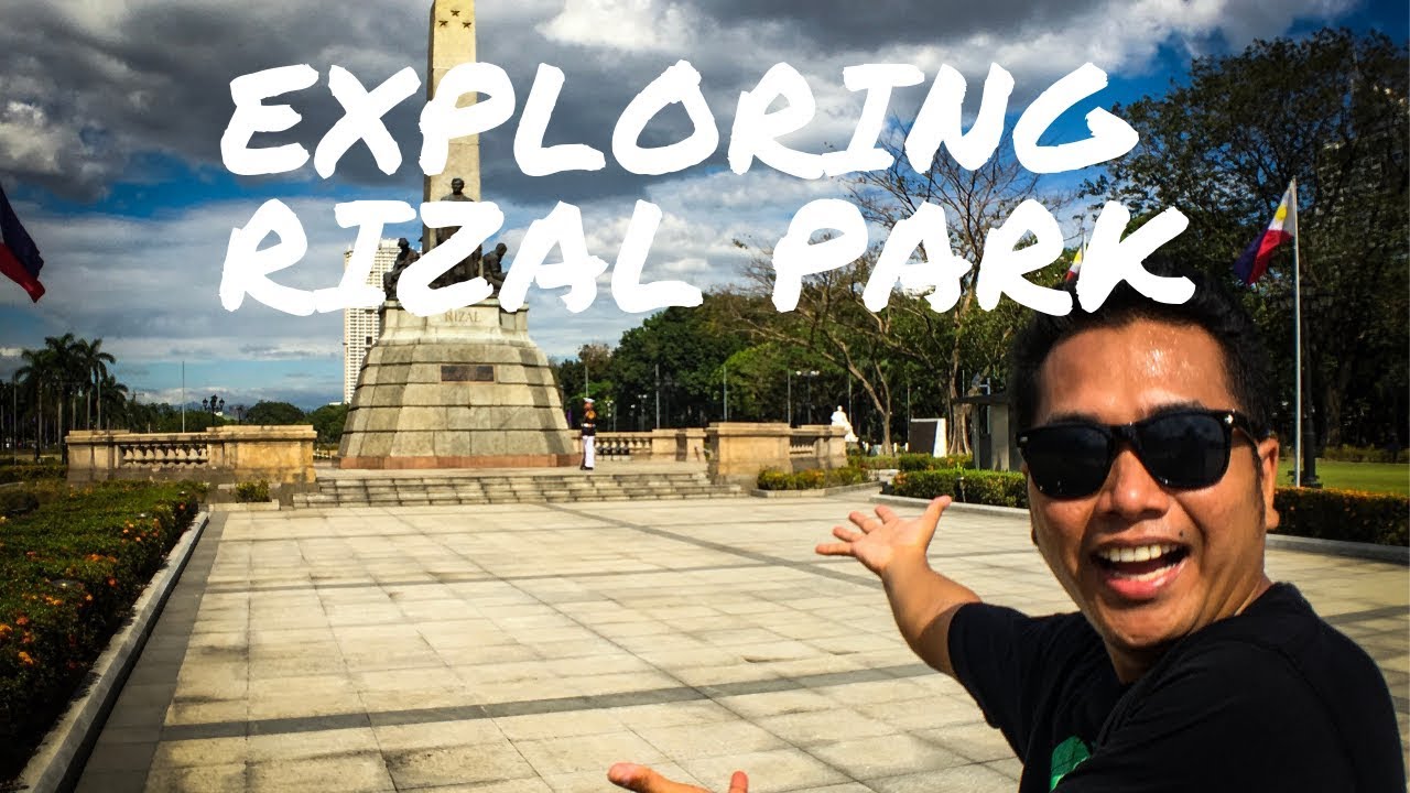 Tourist Destination Rizal Park Luneta Manila Philippines Travel Vlog