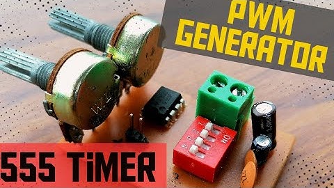 PWM Generator using 555 Timer ic.