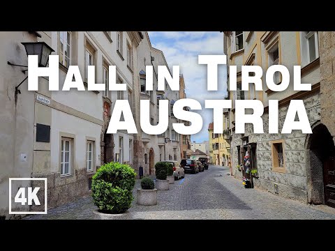 Magical Medieval Austrian Town ✨ Hall in Tirol • Real Time Virtual Walking Tour Ambience in 4K ASMR