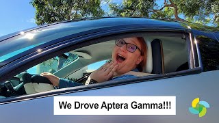 We Drove The Future (The Aptera Solar Electric Car!)