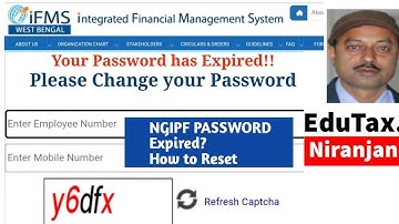 NGIPF Password Expired?How to Reset Password .পাসওয়ার্ড কিভাবে রিসেট করবেন?