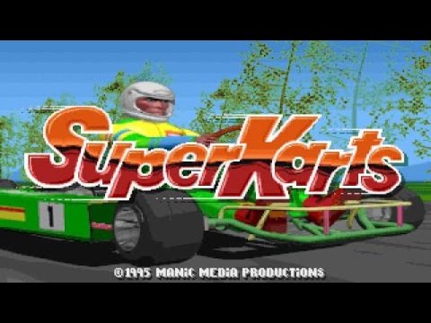 Super Karts gameplay (PC Game, 1995)