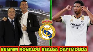 2025 YILDA RONALDO REAL MADRIDGA QAYTADI