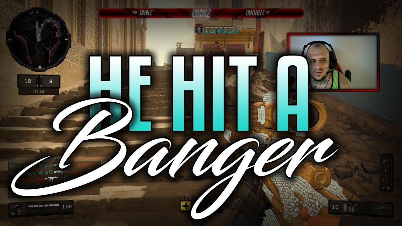 My IRL FRIEND hit a BANGER with my name in his CLANTAG! (BO4 Clips #4) @ImOhnz