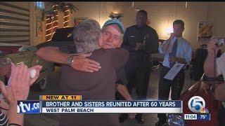 Long-lost brother meets family after 60 years