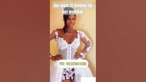 Check out the dresses Priscilla wore for her wedding. #jp2025 #priscillaojo