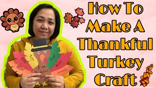 Turkey Craft for Kids | Thanksgiving Craft | annasworld