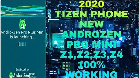 NEW ANDROZEN PRO MINI MEGA MOD || IN TIZEN PHONE UPDATE || Z1,Z2,Z3,Z4 || BY CRAZY_BABU_YT