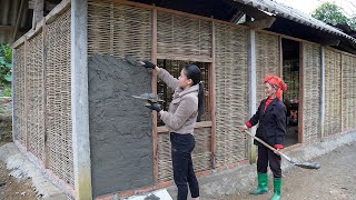 start to finish, renovate house walls, garden, build a toilet/ help the old lady repair the house