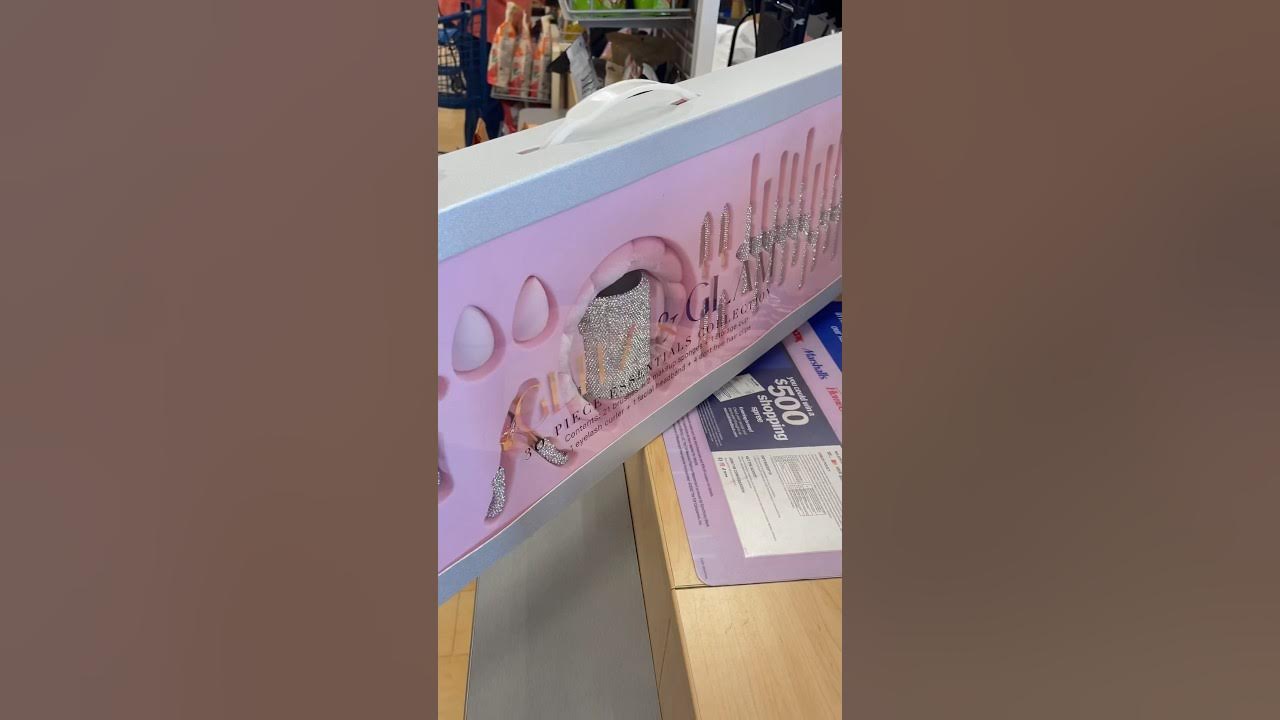 COME WITH ME TO MARSHALLS TO GET THE VIRAL GLITZ & GLAM MAKEUP BRUSH SET 💋 shorts YouTube