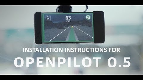 Installation For Comma Ai Open Pilot Software
