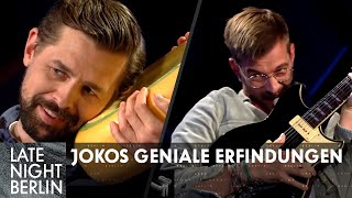 Joko is BACK mit Erfindungen im Gepäck - Käsekissen, Gitarrenflöte und Co. | Late Night Berlin
