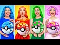 Chica Fuego, Chica Agua, Chica Aire y Chica Tierra | Pokémon en la Vida Real Multi DO Smile