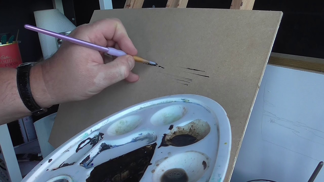 Best Brush to Paint Fine Lines in Watercolour 