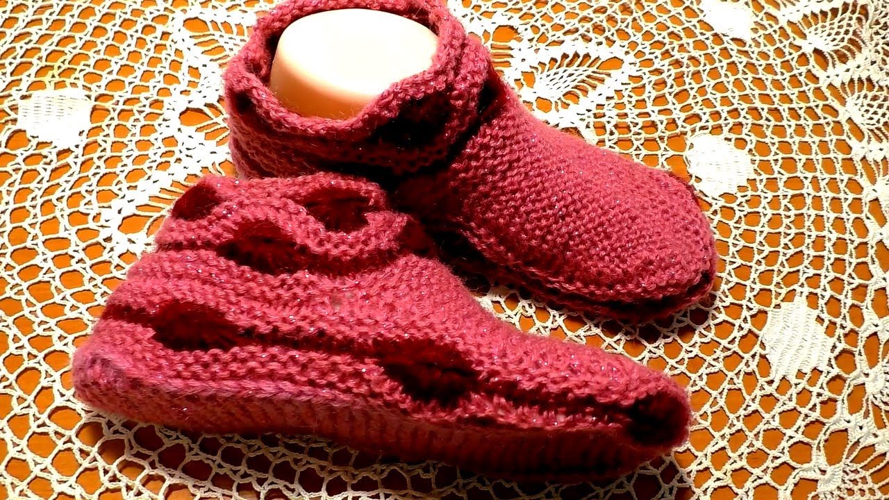 СЛЕДОЧКИ ВЯЖЕМ очень интересным узором