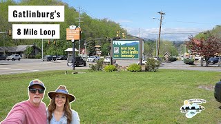 The 8mile loop through Gatlinburg's Arts & Crafts Community.