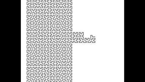 Hilbert Curve with Python