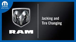 Jacking and Tire Changing | How To | 2024 Ram 1500 DT