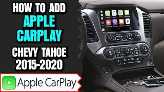 Chevy Tahoe Apple CarPlay  How To Add Apple CarPlay Chevrolet Tahoe 20152020 NavTool Interface DVD