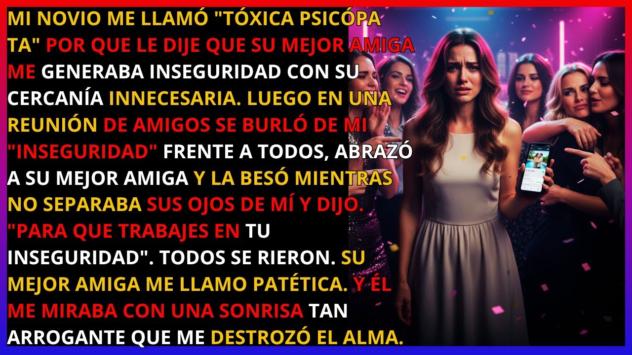 Me llamó tóxica… pero luego besó a su mejor amiga mientras me miraba a los ojos