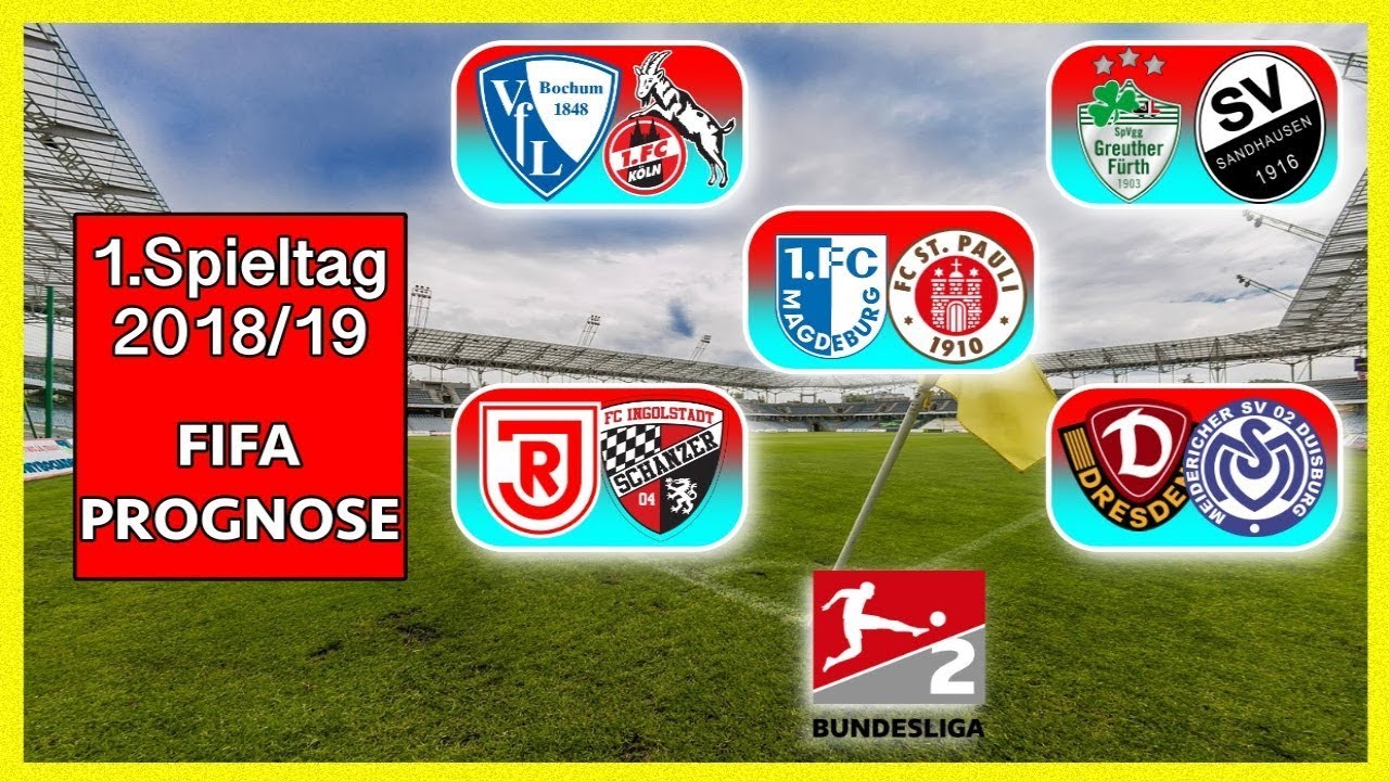 2.Bundesliga Spieltag 1 I Zusammenfassungen - FIFA 18 Prognose I 2018/ ...