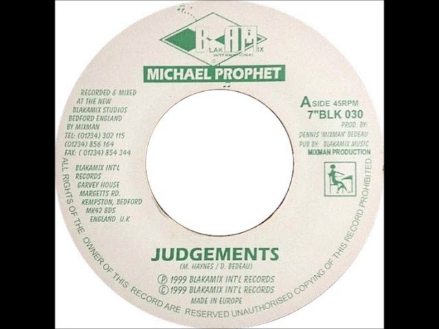 Michael Prophet - Blood Stain - YouTube