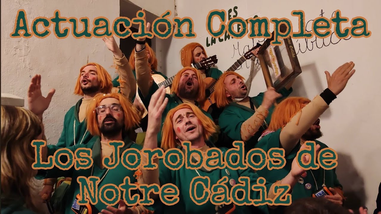 Chirigota del Airon 2025. Los Jorobados de Notre Cádiz. Actuación Completa. Carnaval de Cádiz.