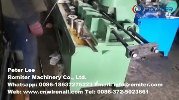 Automatic Steel Rod Diameter Shrinking Machine
