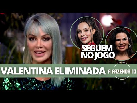 VALENTINA FRANCAVILLA É ELIMINADA DE A FAZENDA 13