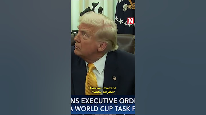 Trump Along with FIFA President Announce World Cup Task Force