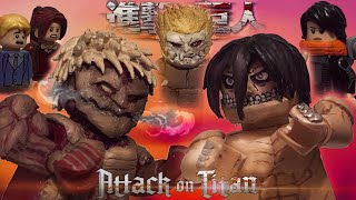 Attack On Titan (The Final Season) Eren vs Reiner Fight Scene IN LEGO