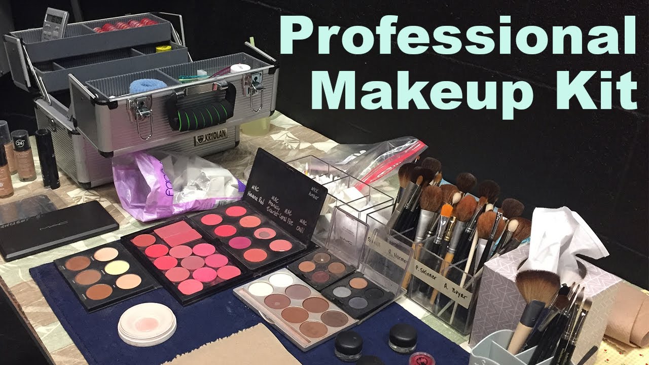 2017 SETUP) How To Set Up A Professional Makeup Kit for NYFW, Campaigns &  Celebrity Clients 