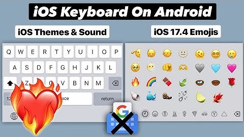 How to get iPhone Keyboard on Android 2025 | iOS Keyboard on Android with New iOS 16 Emojis.