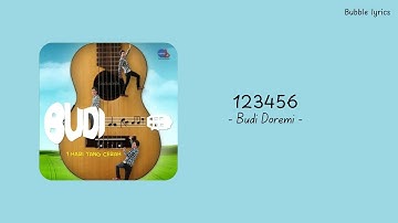 Budi Doremi - 123456 (lirik)