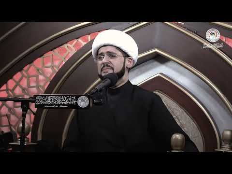 سماحة الشيخ علي البيابي تلقى حسين دم الطفل بيده يوم الفاجعة الكبرى عاشر محرم 1446ه