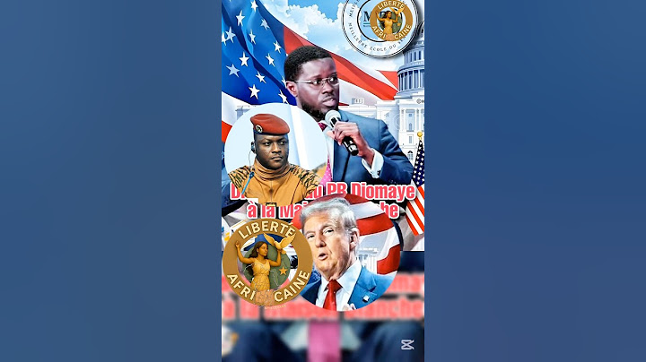 Le discours du président, Bassirou, diomaye, Faye face à Donald Trump, ￼￼￼