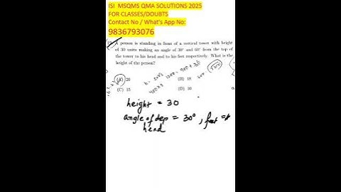 ISI MSQMS QMA 2025 Q12 Solved Easily! | Smart Strategy Unlocked! #ISI2025 #MSQMS #SouravSirsClasses