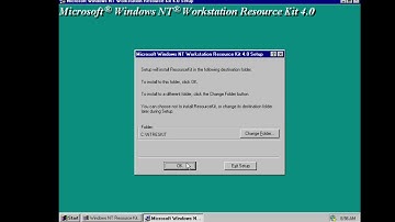 How To Install Windows NT 4.0. Resources Kit